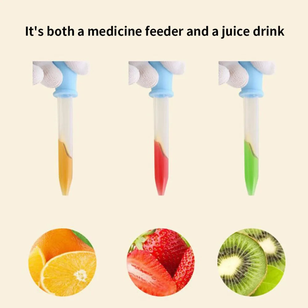 5PCS 5ml Small Silicone Plastic Pipette Dropper Feeding Medicine Liquid Eye Ear Pipette Dropper Lab Experiment Toys Gift ALPENZO