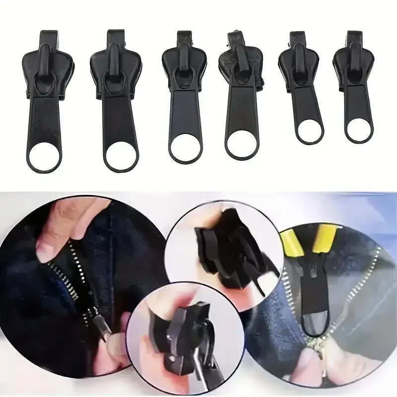 3 sizes universal Zipper Repair Kit Instant replacement zipper sewing clothes bag zipper tool accessories - ALPENZO