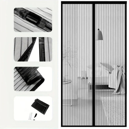 Summer Anti-mosquito Magnetic Screen Door Curtain Net Anti-insect And Fly Partition Curtain Net Automatic Closing Screen Window - ALPENZO