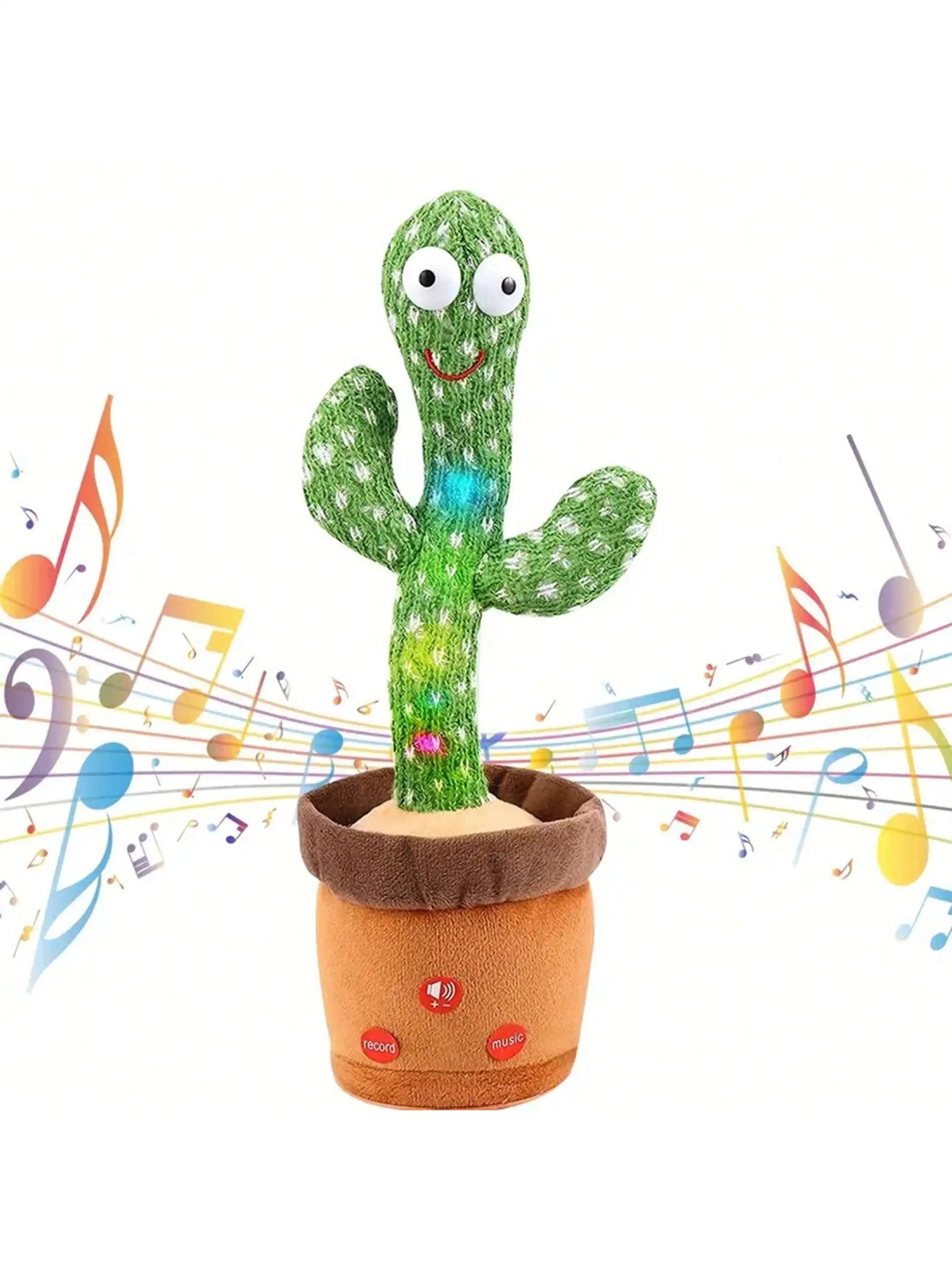 1pc-Dancing Talking Cactus Toys For Baby Boys And Girls, Singing Mimicking Recording Repeating What You Say Sunny Cactus Up Plus ALPENZO