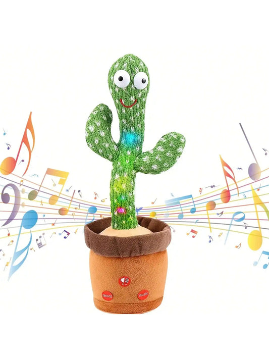 1pc-Dancing Talking Cactus Toys For Baby Boys And Girls, Singing Mimicking Recording Repeating What You Say Sunny Cactus Up Plus ALPENZO