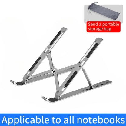 Portable Laptop Stand Aluminum Notebook Support Computer Bracket Macbook Air Pro Holder Accessories Foldable Lap Top Base For Pc - ALPENZO