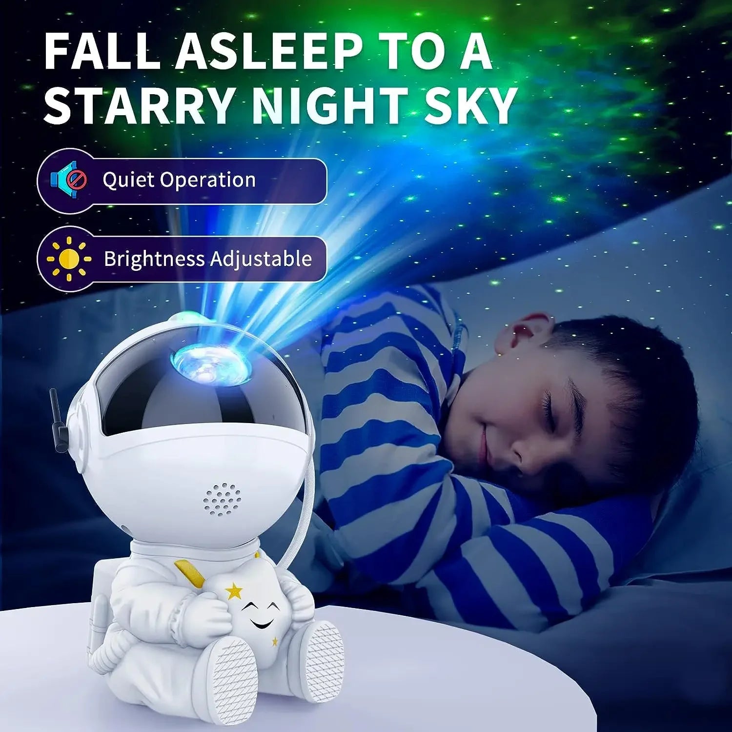 Galaxy Star Astronaut Projector Light Starry Sky Porjectors Lamp Decoration Bedroom Room Nebula LED Night Light Children Gifts ALPENZO