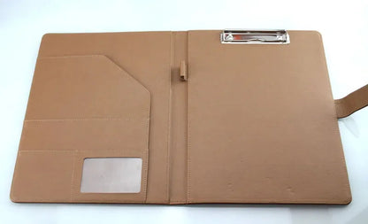 Multifunctional A4 Conference Folder Business Stationery Folder Leather Contract File Folders ALPENZO