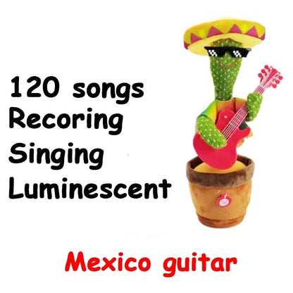 1pc Electronic Plush Toy Home Decoration for Children Xmas Gifts Dancing Talking Cactus Toys for Baby Boys and Girls ALPENZO