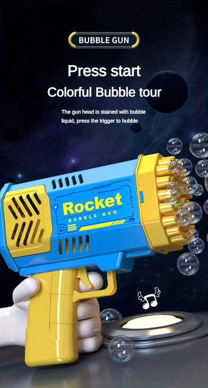 40 Hole Bubble Machine Fully Automatic Bubble Blowing Light Outdoor Bubble Machine without Battery without Bubble Water ALPENZO