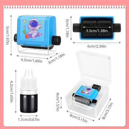 Math Roller Stamp Addition Subtraction Multiplication Division Practice Digital Mathematical Operation Stamp Teaching Supplies ALPENZO