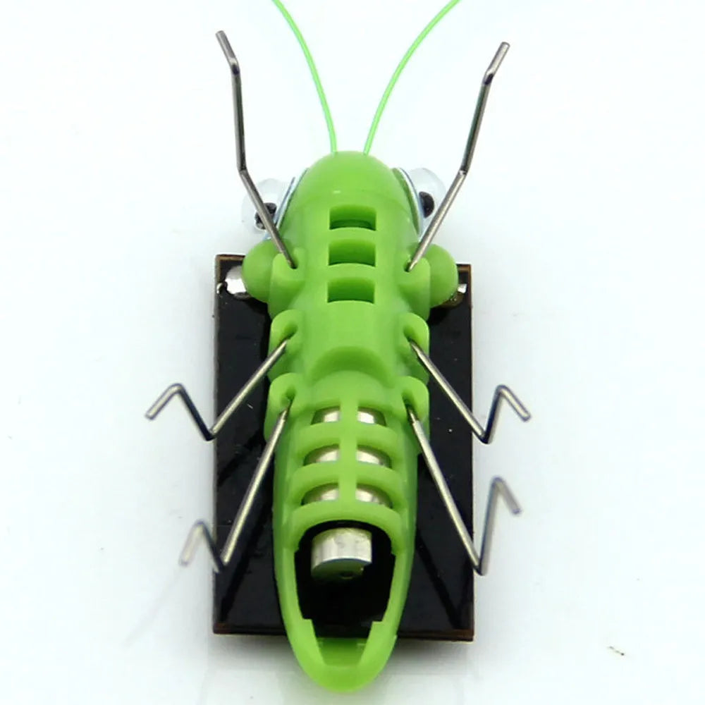 Solar Grasshopper Toy Puzzle Children Selected Gift Simulation Insect Gift Boys And Girls Science Education Funny Moving Toy Kid ALPENZO