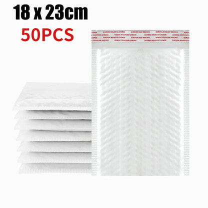 10-50Pcs Bubble Envelopes White Foam Shipping Bags Poly Bubble Mailers Pad Self Seal Packing Bags 11cm 15cm 23cm Wholesale ALPENZO