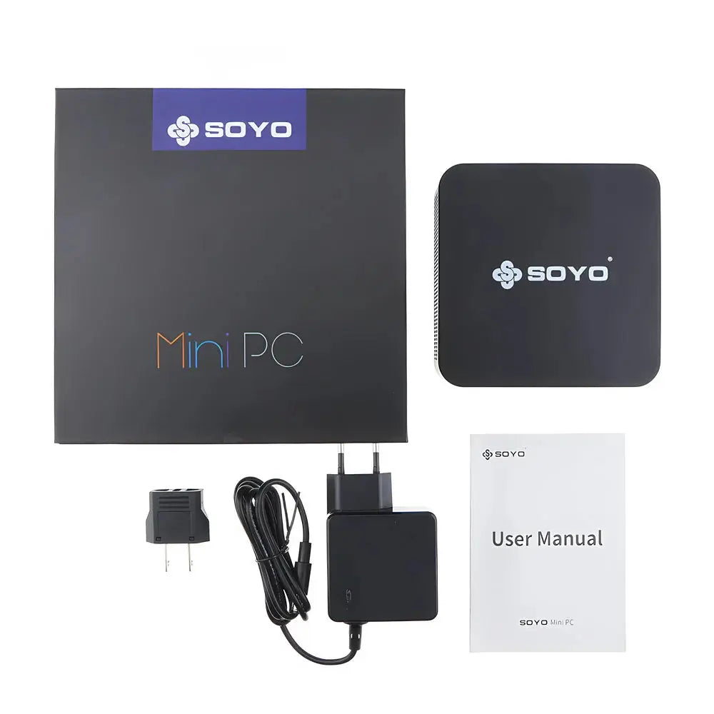 SOYO M4 PRO Mini PC Intel Twin Lake N150 Mini PC Computer PC Win11 Pro Mini PC DDR4 16GB RAM 512GB ROM WiFi6 BT5.2 Desktop - ALPENZO