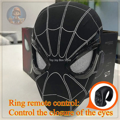 New Spider-man:no Way Home Spider Man Mask Luxury Helmet Rechargeable Remote Eyes Movable Mask Cosplay Decoration Gift Toys ALPENZO