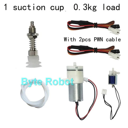 0.3/1/3/6/10/20kg Mechanical Arm Vacuum Pump Suction Cup with PWN Control Switch Sucker for Robot Arm  UNO R3 Programmable Robot ALPENZO
