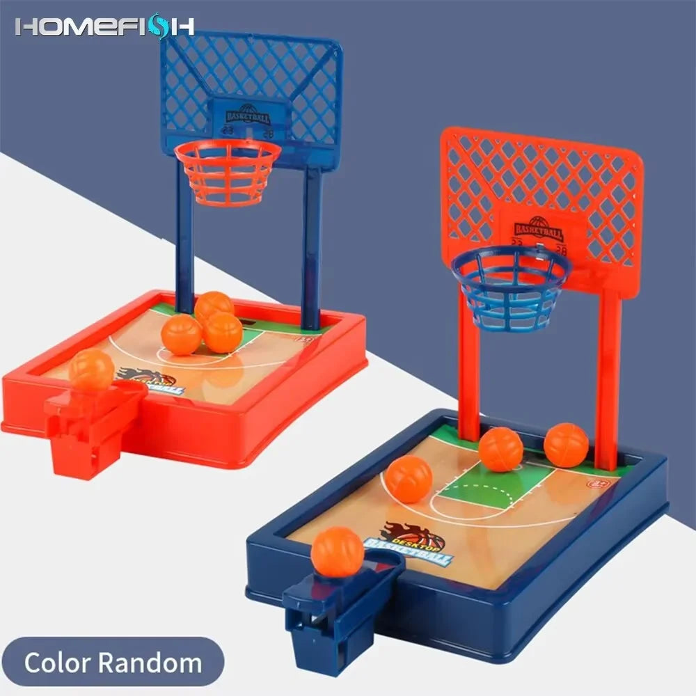 Mini basketball machine desktop portable travel or office game set, suitable for indoor or outdoor use. Fun toys Christmas gifts ALPENZO