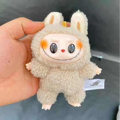 Cute Labubu The Monsters Heartbeat Macaron Enamel Face Cute Stuffed Pvc Figurine Tabletop Ornament Kawaii Toy Kids Birthday Gift ALPENZO