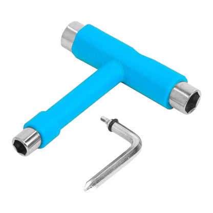 T Shape Wrench Skateboard Professional T Type Allen Key Black Longboard Skateboard Tools Board Roller Skate Wrench Tools Parts