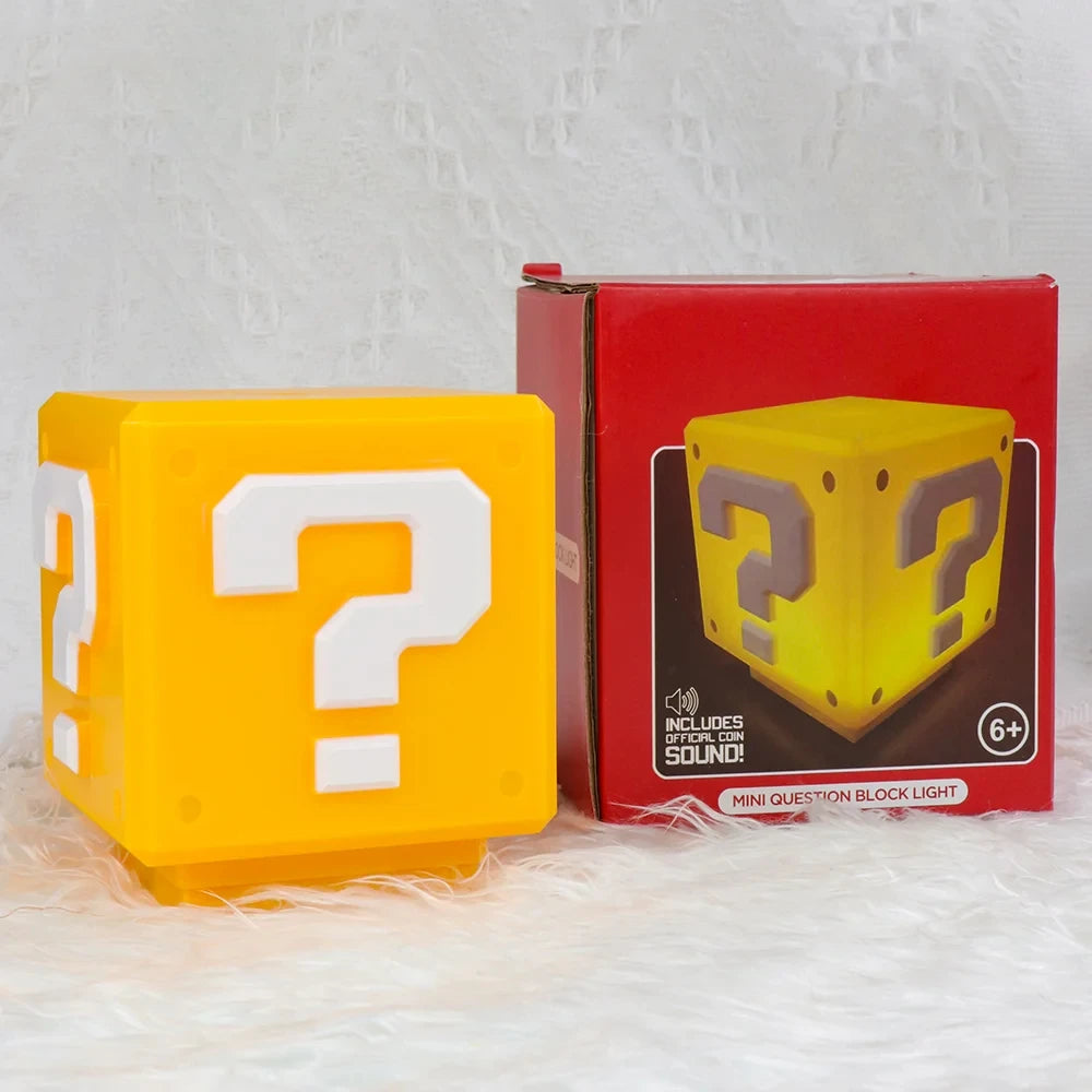 LED Question Mark Night Light With Music Anime Peripheral Children's Bedroom Bedside Lamp USB Rechargeable Gift ALPENZO