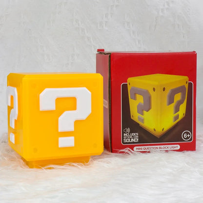 LED Question Mark Night Light With Music Anime Peripheral Children's Bedroom Bedside Lamp USB Rechargeable Gift ALPENZO