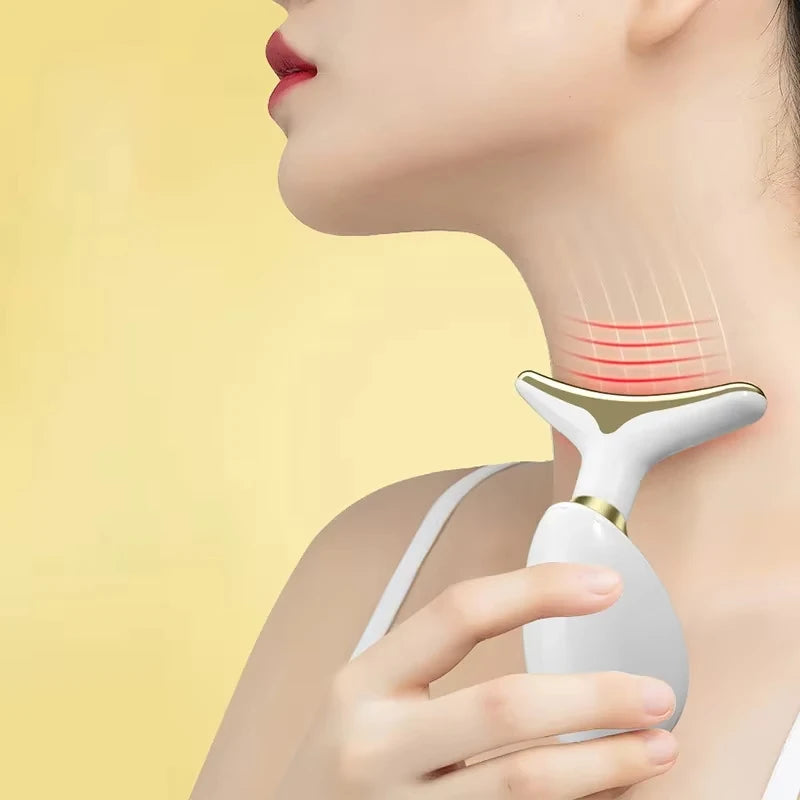 Neck Lifting Beauty Device Anti-Aging Anti Wrinkle Facial Massager Multifunction Neck Tightening Device Firming for Face Lift ALPENZO