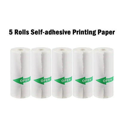 Thermal Paper MINI Printing Self-adhesive Label Sticker For Mini Printers Pose Machine Kid Camera Stickers 57mm Width Rolls - ALPENZO