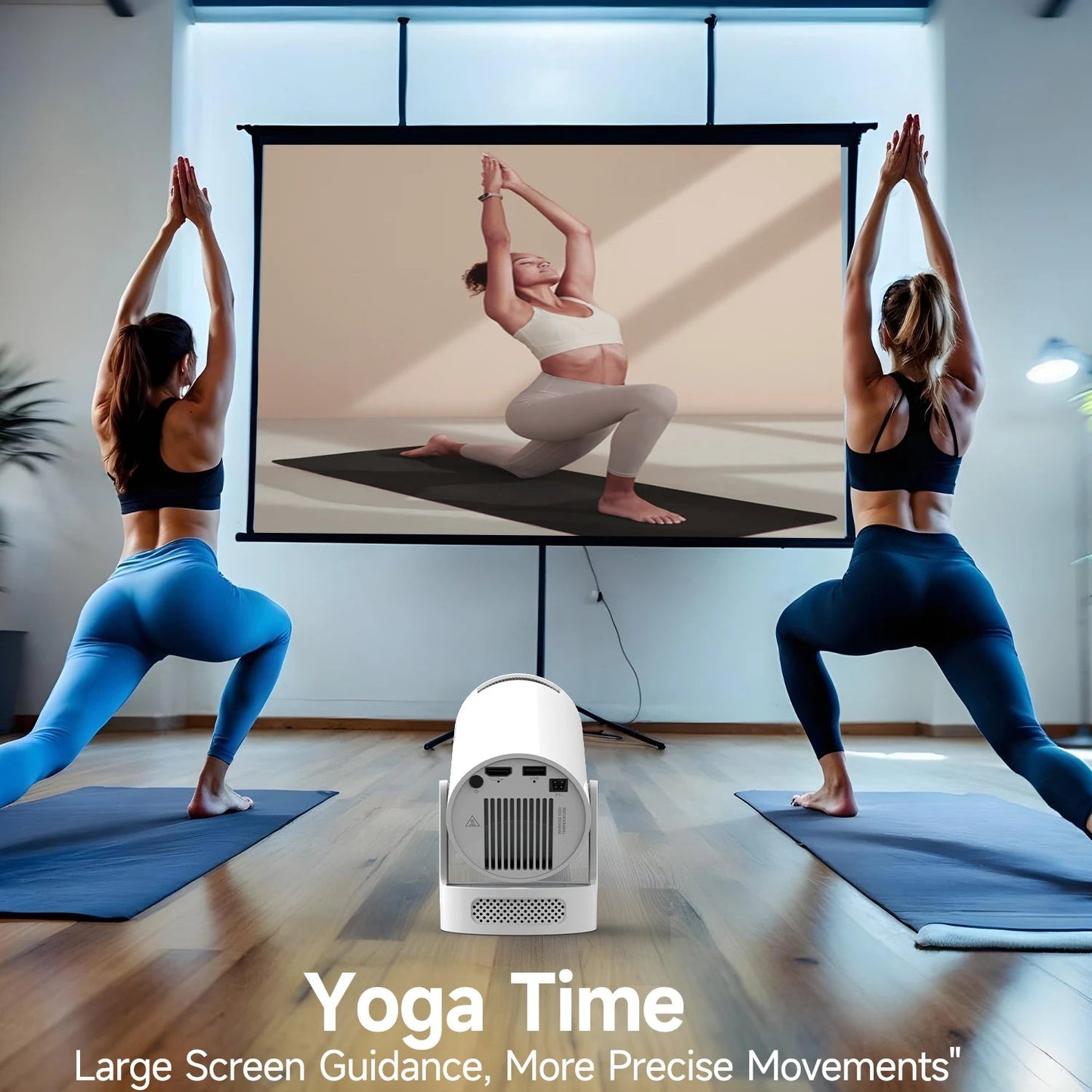 Magcubic Projector HY300 PRO + 4K Android 11 Dual Wifi6  Allwinner H713 BT5.4 1080P 1280*720P Home Cinema Outdoor Projetor ALPENZO