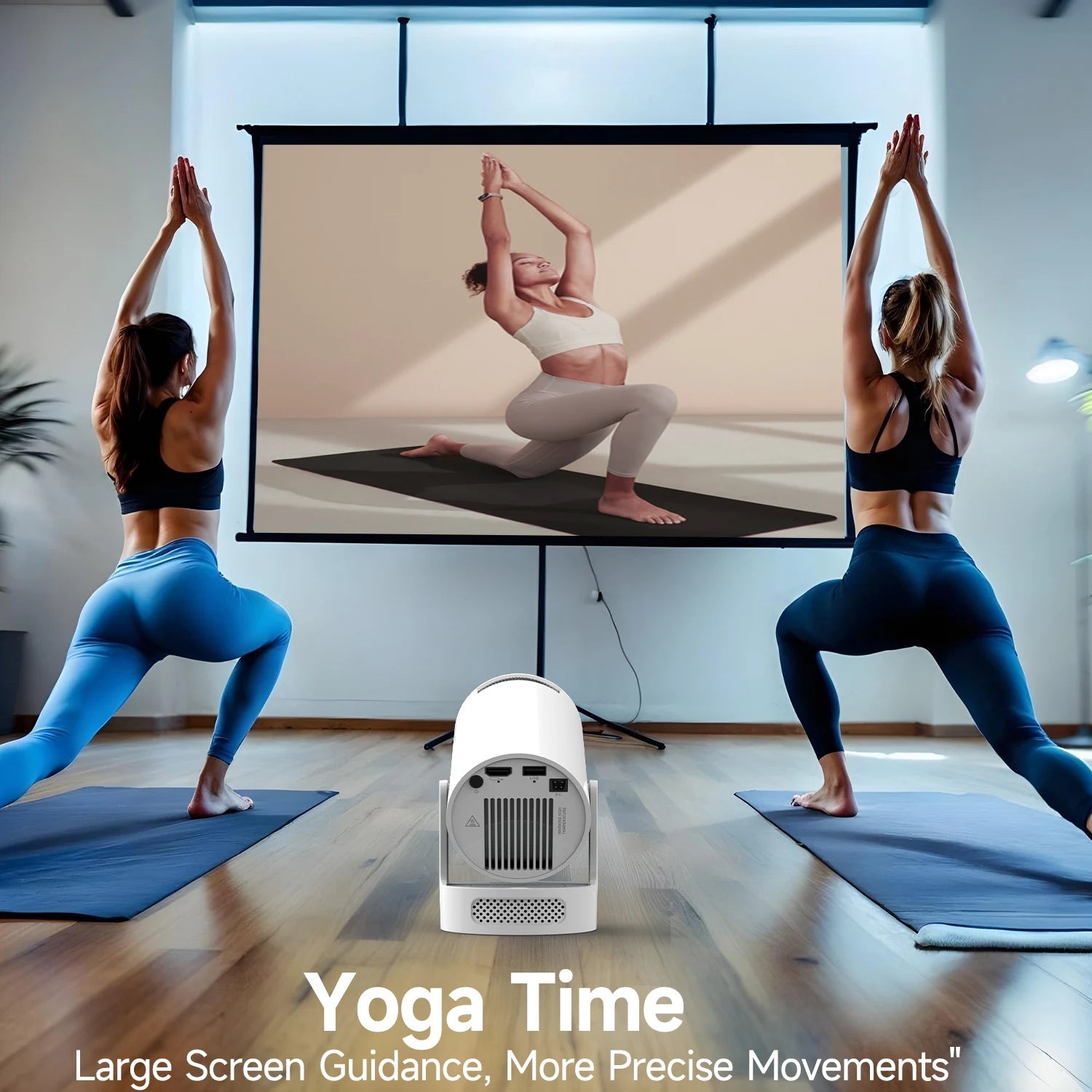 Magcubic Projector HY300 PRO + 4K Android 11 Dual Wifi6  Allwinner H713 BT5.4 1080P 1280*720P Home Cinema Outdoor Projetor ALPENZO