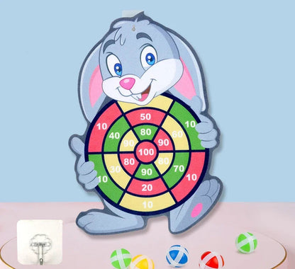 Montessori Dart Board Target Sports Game Toys For Children 4 To 6 Years Old Outdoor Indoor Girls Sticky Ball Boys Gift ALPENZO