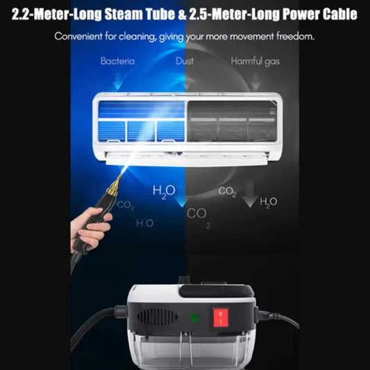 Handheld steam pressure washer Portable sofa Kitchen floor high temperature autumn and winter essential 1500W - ALPENZO