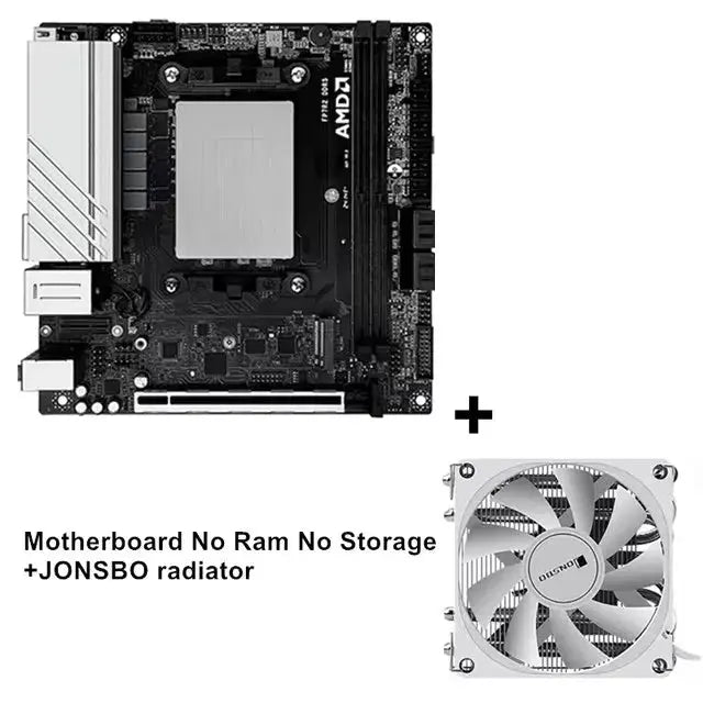 Topton NAS Gaming Motherboard AMD Ryzen 9 7940HS ES 7840HS ES 2xNVMe 4xSATA PCIEx8 2xDDR5 2x2.5G LAN Firewall NAS ITX Mainboard - ALPENZO