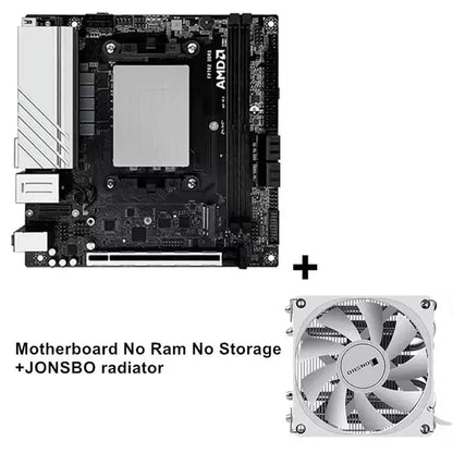 Topton NAS Gaming Motherboard AMD Ryzen 9 7940HS ES 7840HS ES 2xNVMe 4xSATA PCIEx8 2xDDR5 2x2.5G LAN Firewall NAS ITX Mainboard - ALPENZO