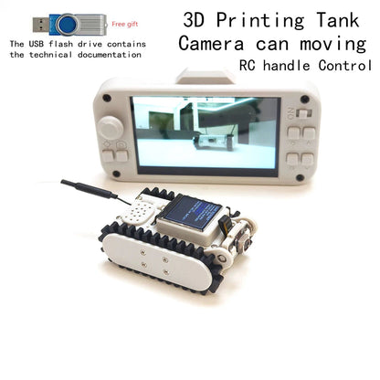 Esp32 Remote Control Tank Model Metal Chassis Tractor Crawler Balance Car Mount Truck Robot Chassis for Wifi RC Scout Robot Car ALPENZO