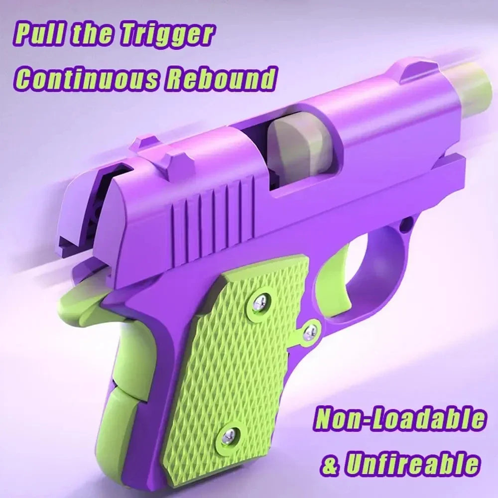 Mini 3D Gravity Printing 1911 Children'S Toy Guns Model Fidget Toy for Kids Adults Stress Relief Toy Children Decompression Gift ALPENZO