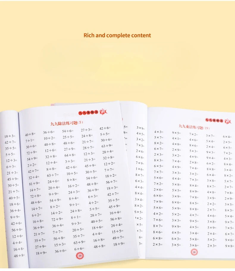 Times Tables Practice Workbook: Multiplication and Division within 99 - Exercises for Memorizing Multiplication Table math work ALPENZO