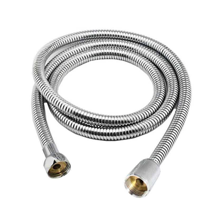 Stainless Steel Flexible Shower Hose Long Bathroom Shower Water Hose Extension Plumbing Pipe Pulling Tube Bathroom Accessories - ALPENZO