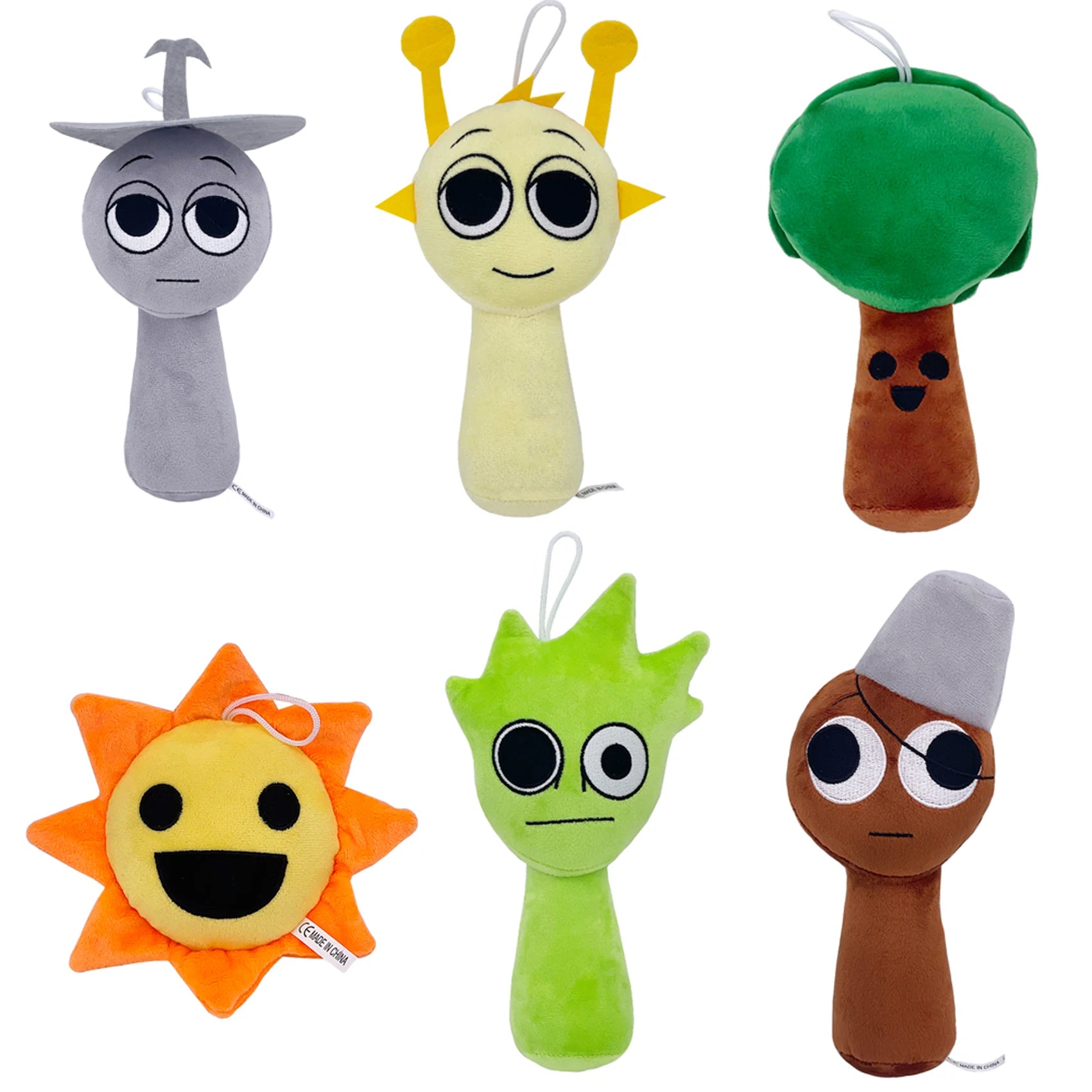 Sprunki Plush Toys Sprunki Incredibox Plush Doll Sprunki Game Cartoon Pillow Kids Birthday Gifts Stuffed Dolls Christmas Gift ALPENZO